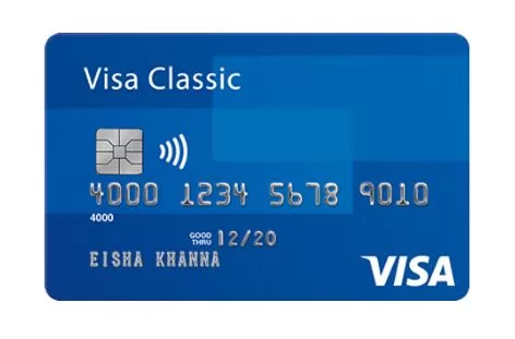 visa Classic debit card 