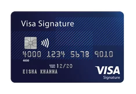 visa Signature debit card features